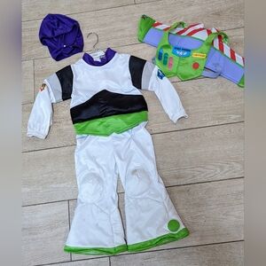 Disney buzz lightyear toddler Halloween dress up 3 piece costume size 3T
